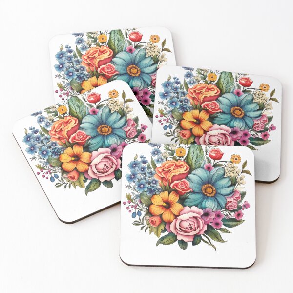 Item preview, Wild Flowers Botanical Flower Nature Colorfull Folk designed and sold by ArtFromBeyond.