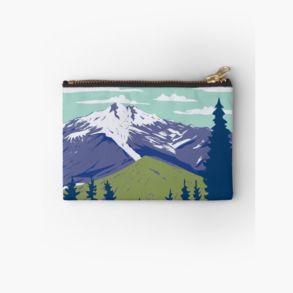 Item preview, Glacier Peak in Cascade Volcanic Arc in North Cascade Washington State WPA Poster Art designed and sold by patrimonio.