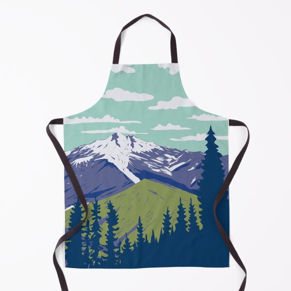 Item preview, Glacier Peak in Cascade Volcanic Arc in North Cascade Washington State WPA Poster Art designed and sold by patrimonio.