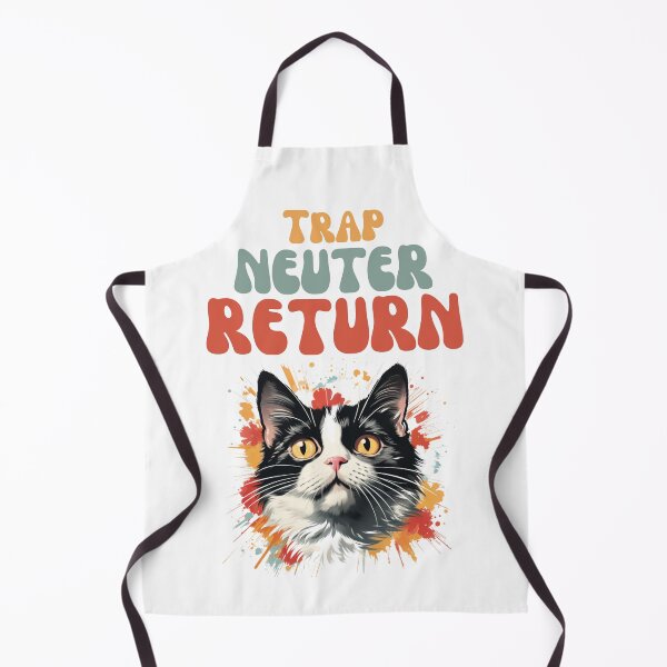 Item preview, Groovy Trap Neuter Release Cat Design - Supporting Feral Cats' Welfare designed and sold by KittyStampedeCo.