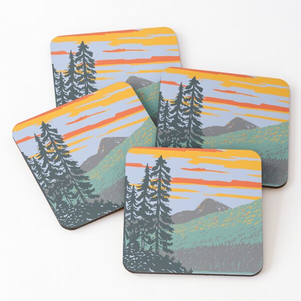 Item preview, Waptus Lake in Wenatchee National Forest Washington State WPA Poster Art designed and sold by patrimonio.