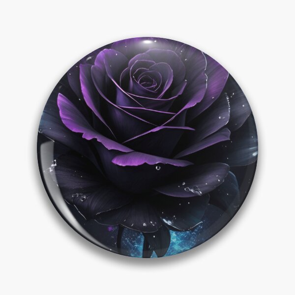 Item preview, Embrace the Celestial Aesthetic: Starry Black Rose Splash Art Captivate with Mystical Floral Magic and Ethereal Noir Elegance in a Dreamy Garden of Cosmic Splendor! designed and sold by zoughlal.