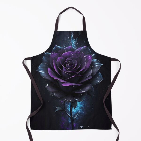 Item preview, Embrace the Celestial Aesthetic: Starry Black Rose Splash Art Captivate with Mystical Floral Magic and Ethereal Noir Elegance in a Dreamy Garden of Cosmic Splendor! designed and sold by zoughlal.