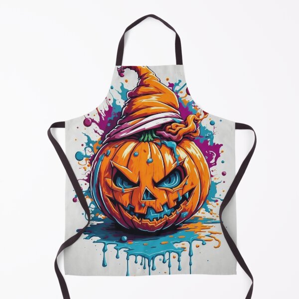 Item preview, Unleash Spooky Creativity: Colorful Graffiti Pumpkin Embrace Urban Street Art with Vibrant Halloween Illustration, a Contemporary Masterpiece of Pumpkin Artistry! designed and sold by zoughlal.