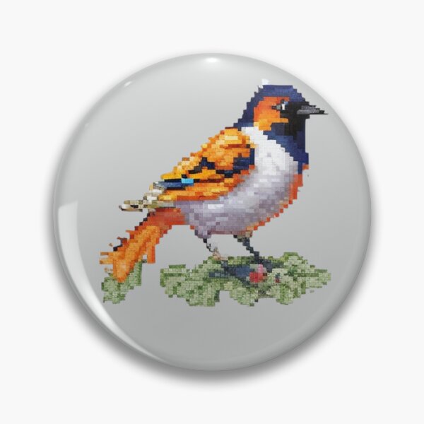 Item preview, Pixel Oriole Design Print  designed and sold by randomtdesigns.