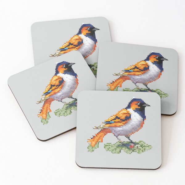Item preview, Pixel Oriole Design Print  designed and sold by randomtdesigns.