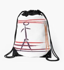 Stickman Drawstring Bag
