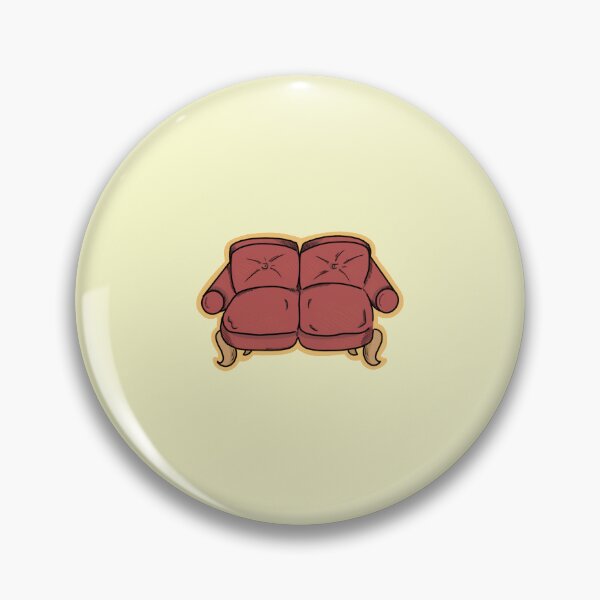 Item preview, Maroon and Gold Couch designed and sold by scarletsunrise.