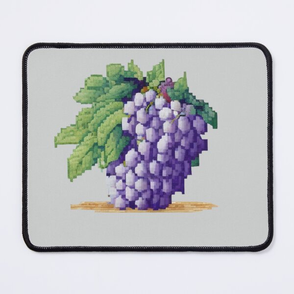 Item preview, Pixel Bundle of Grapes Design Print  designed and sold by randomtdesigns.