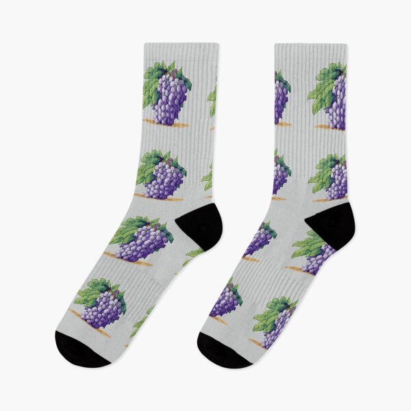 Item preview, Pixel Bundle of Grapes Design Print  designed and sold by randomtdesigns.