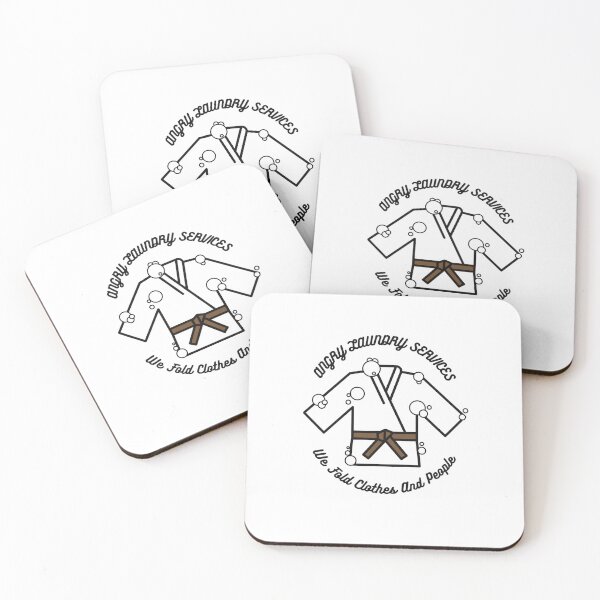 Item preview, Angry Laundry Services (Dark, Brown Belt) designed and sold by Dood Doodles.