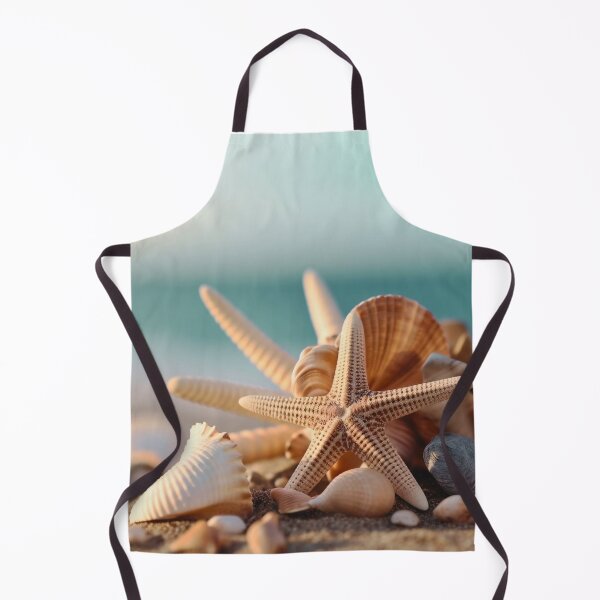 Item preview, Starfish and Seashells Squad Beach Scene designed and sold by LeafyLanePrints.
