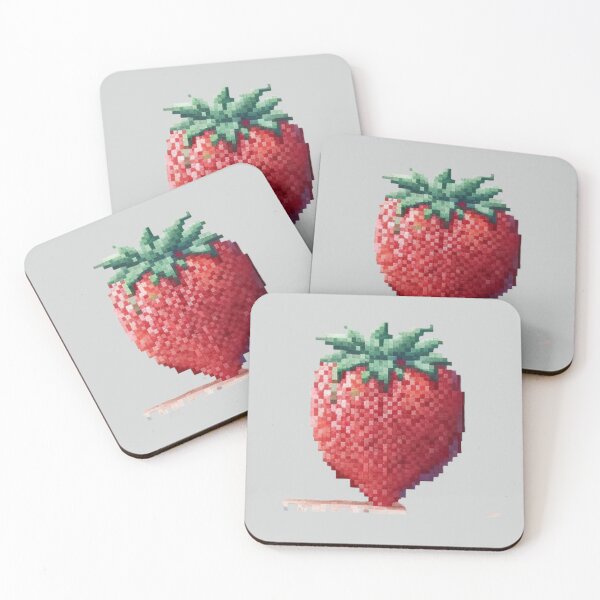 Item preview, Pixel Strawberry Design Print  designed and sold by randomtdesigns.