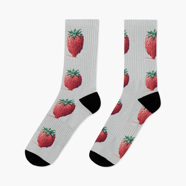 Item preview, Pixel Strawberry Design Print  designed and sold by randomtdesigns.