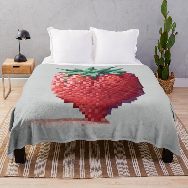 Item preview, Pixel Strawberry Design Print designed and sold by randomtdesigns.