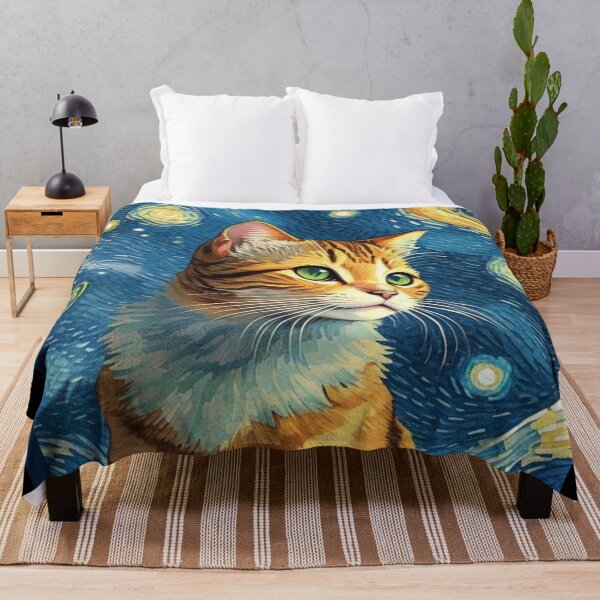 Item preview, Van gogh Style Cat designed and sold by Vangoholic.