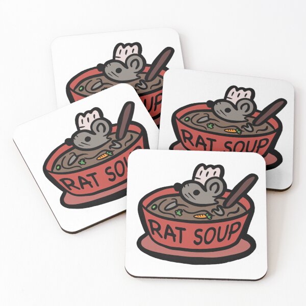 Item preview, RAT SOUP (STICKER)  designed and sold by SWANKLES.