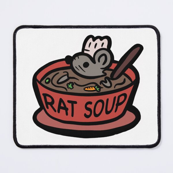 Item preview, RAT SOUP (STICKER) designed and sold by SWANKLES.