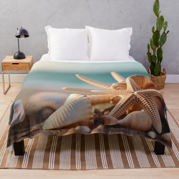 Item preview, Starfish and Seashells Squad Beach Scene designed and sold by LeafyLanePrints.