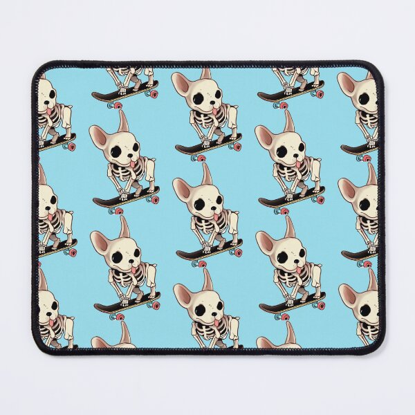 Item preview, Skateboarding Frenchie bones designed and sold by RapTops.