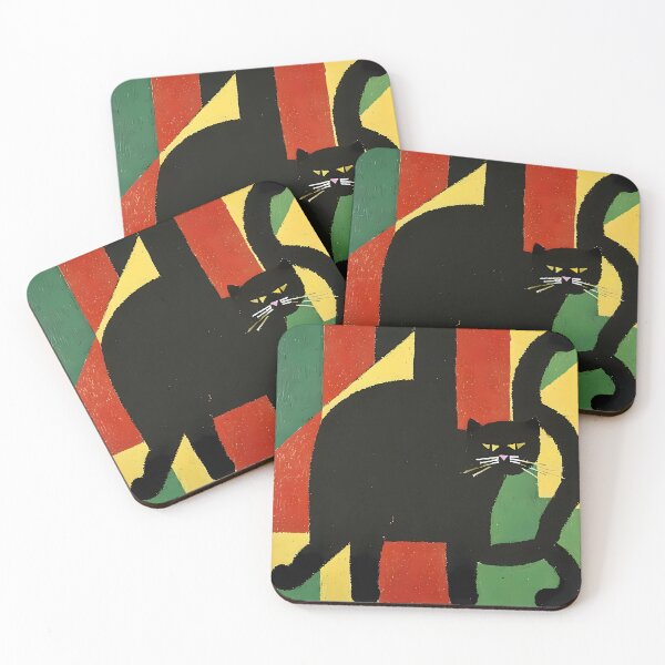 Item preview, The Abstract Black Cat designed and sold by ArthurVandelay.
