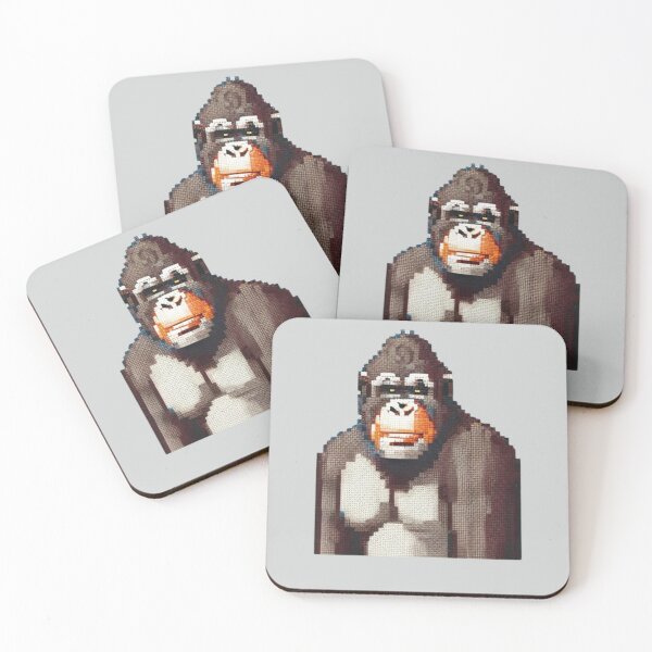 Item preview,  Pixel Gorilla Design Print  designed and sold by randomtdesigns.