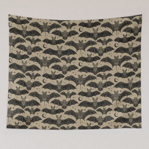 Item preview, Hand Drawn Bats on Kraft Paper designed and sold by Silver Steer Design.