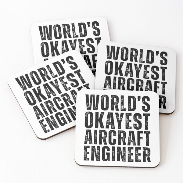Item preview, World's Okayest Aircraft Engineer designed and sold by kamrankhan.