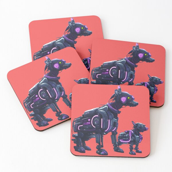 Item preview, Cyberpunk Futuristic Robotic Dogs designed and sold by ArthurVandelay.