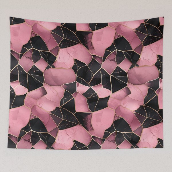 Item preview, Pink, black and gold cracked 3 designed and sold by obstinator.