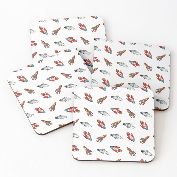 Item preview, Retro Patterns | Space Rockets | UFO Patterns | Vinage Patterns  designed and sold by ShaneUFO.