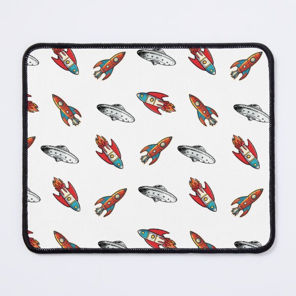 Item preview, Retro Patterns | Space Rockets | UFO Patterns | Vinage Patterns designed and sold by ShaneUFO.