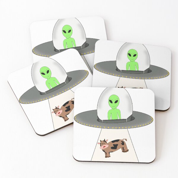 Item preview, Alien catching cow designed and sold by AMdesigns0811.