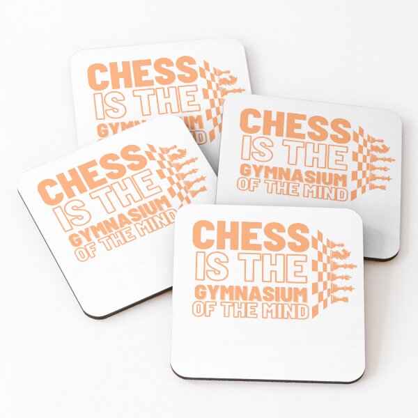 Item preview, Chess is the gymnasium of the mind designed and sold by DeluxBee.