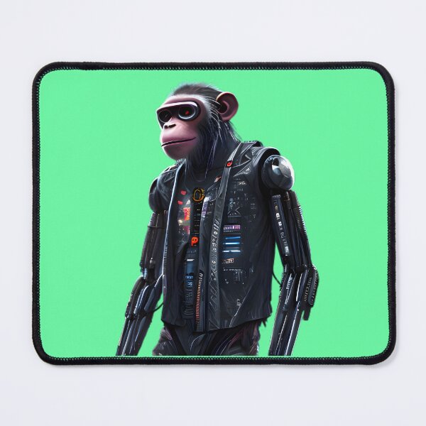 Item preview, Cyberpunk Futuristic Robotic Monkey designed and sold by ArthurVandelay.