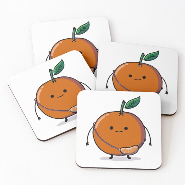 Item preview, Kawaii tangerine with bag designed and sold by Shashumu Dead.