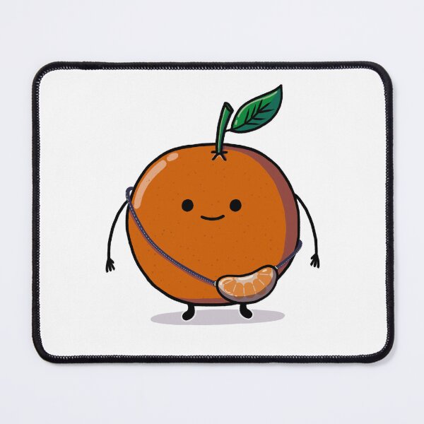 Item preview, Kawaii tangerine with bag designed and sold by Shashumu Dead.