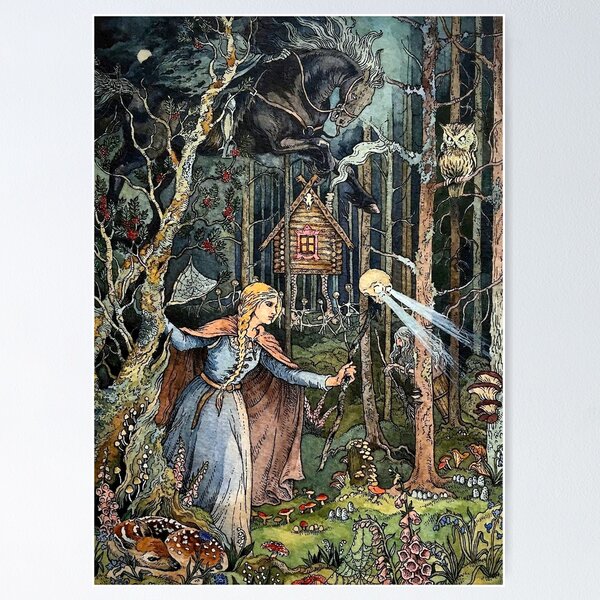Item preview, Vasalisa the Beautiful - Ivan Bilibin designed and sold by forgottenbeauty.