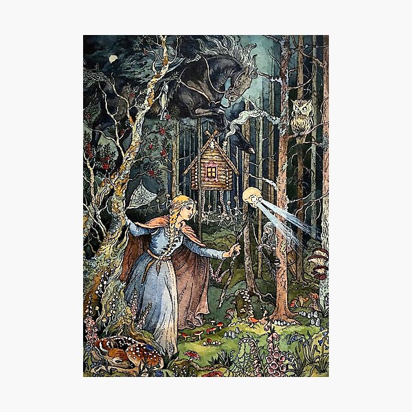 Item preview, Vasalisa the Beautiful - Ivan Bilibin designed and sold by forgottenbeauty.