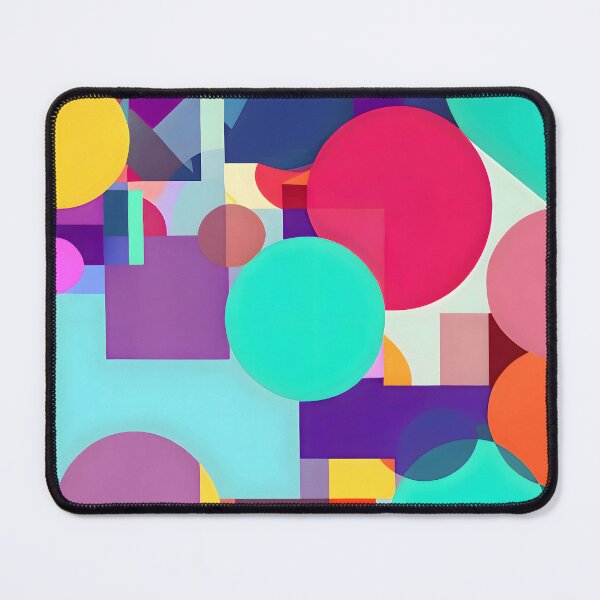 Item preview, Abstract painting of colourful shapes designed and sold by ArthurVandelay.