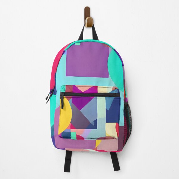 Item preview, Abstract painting of colourful shapes designed and sold by ArthurVandelay.