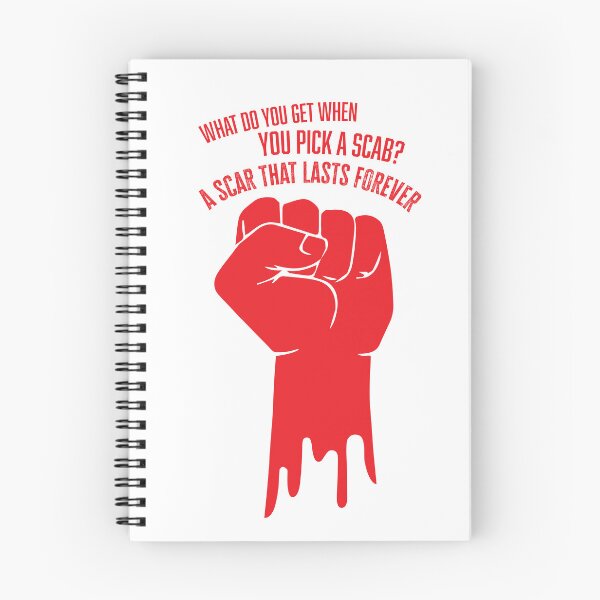 Item preview, Union Scab Scar in Red designed and sold by FilmGal.