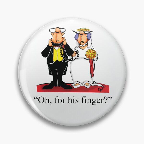 Item preview, Funny Spectickles Wedding Ring Cartoon designed and sold by abbottoons.