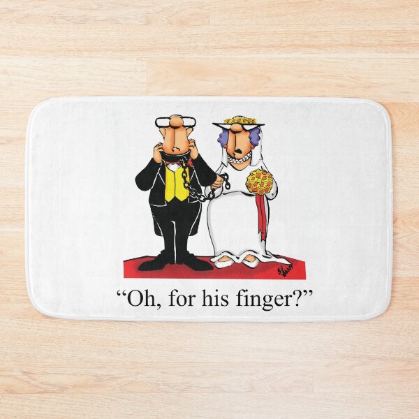 Item preview, Funny Spectickles Wedding Ring Cartoon designed and sold by abbottoons.