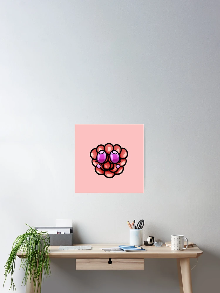 Thumbnail 2 of 3, Poster, Pink Raspberry Cutie designed and sold by RageCraftAU.