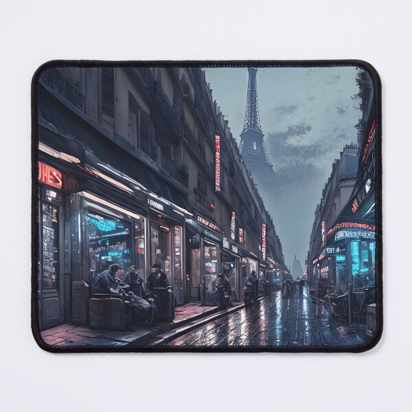 Item preview, Cyberpunk futuristic sci-fi Paris, France designed and sold by ArthurVandelay.