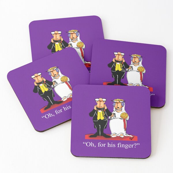 Item preview, Funny Spectickles Wedding Ring Cartoon designed and sold by abbottoons.