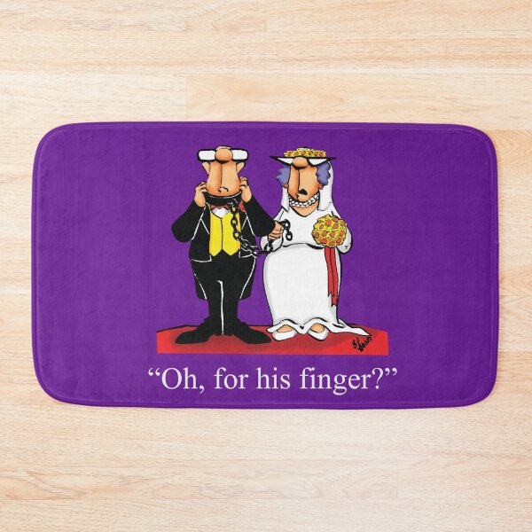 Item preview, Funny Spectickles Wedding Ring Cartoon designed and sold by abbottoons.