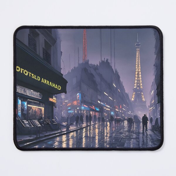 Item preview, Cyberpunk futuristic sci-fi Paris, France designed and sold by ArthurVandelay.