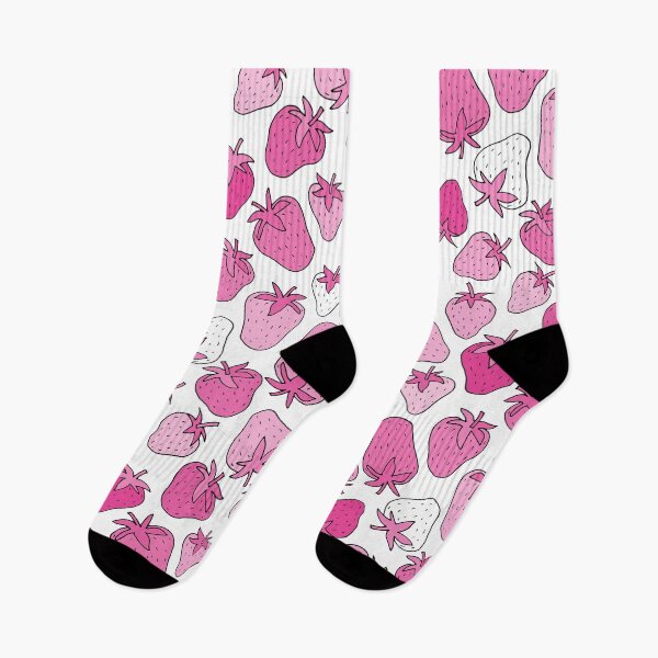 Item preview, Flamingo Malibu pink Strawberry hand drawn designed and sold by FrancesPoff.
